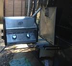 grill, plumbed into the RV tank