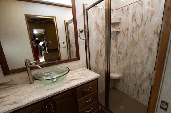 Huge bathroom and a very roomy shower make this unit very easy for me.